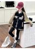 Girls' Spring and Autumn Western-Style Sports Baseball Jacket