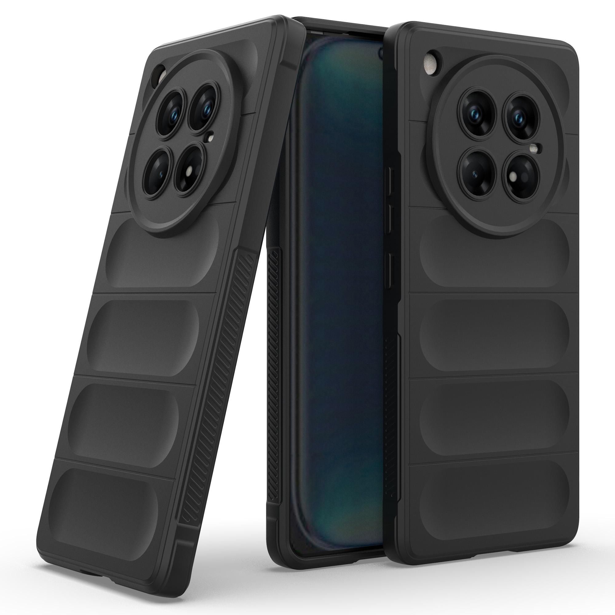 

For Infinix Zero 40 5G Case Anti-Drop Soft TPU Rugged Phone Back Cover Dark Grey
