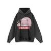 Unisex Vintage Streetwear Hoodie With Cartoon Print Oversized Loose Fit Cotton Pullover