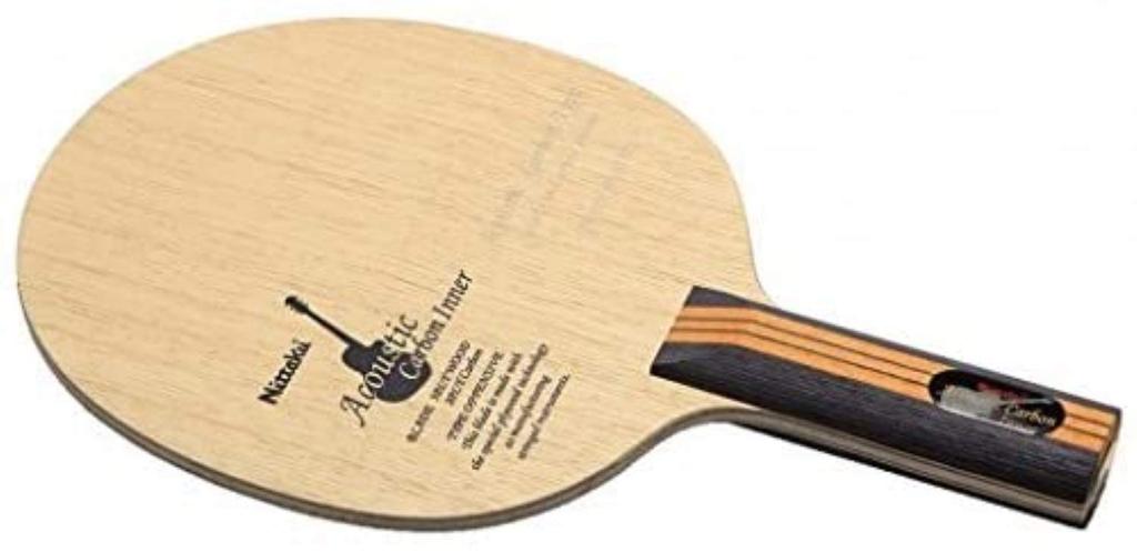 Nittaku Table Tennis Accor Carbon Special Racket, Inner, Shakehand, Offensive, Material, Straight, NC-0402