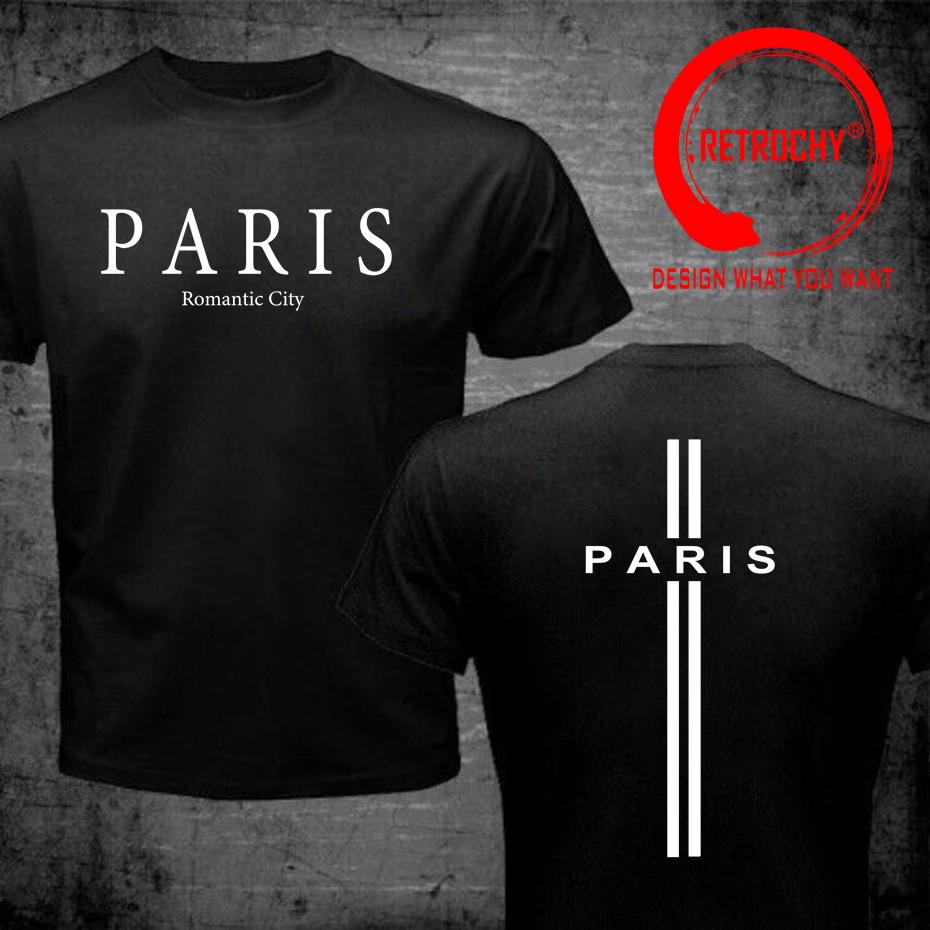 Vintage French Paris Print T Shirt Unisex Casual Tshirt O Neck Short Sleeve Tops Tee Shirt Fashionable Comfy Casual Summer TShirt