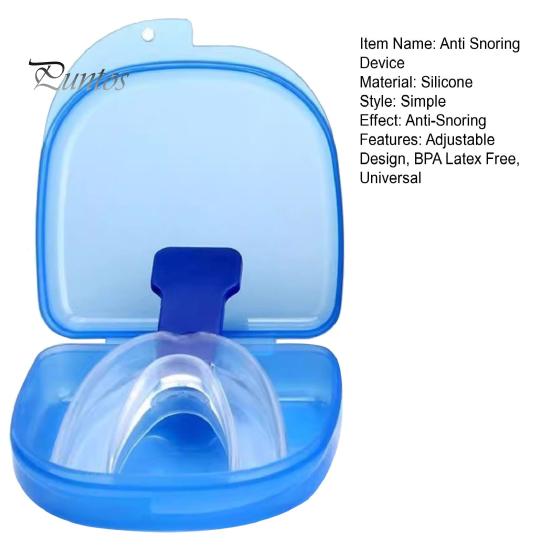 Anti-Schnarch-Mundstück, verstellbar, BPA-frei, latexfrei, für Männer und Frauen, universell, besserer Schlaf, Anti-Schnarch-Mundschutz