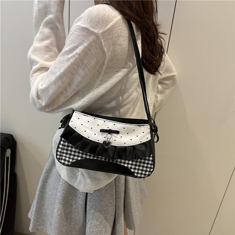 Fashion Versatile Sweet Bow Armpit Bag Women's Summer Simple Niche High-end Single Shoulder Handbag