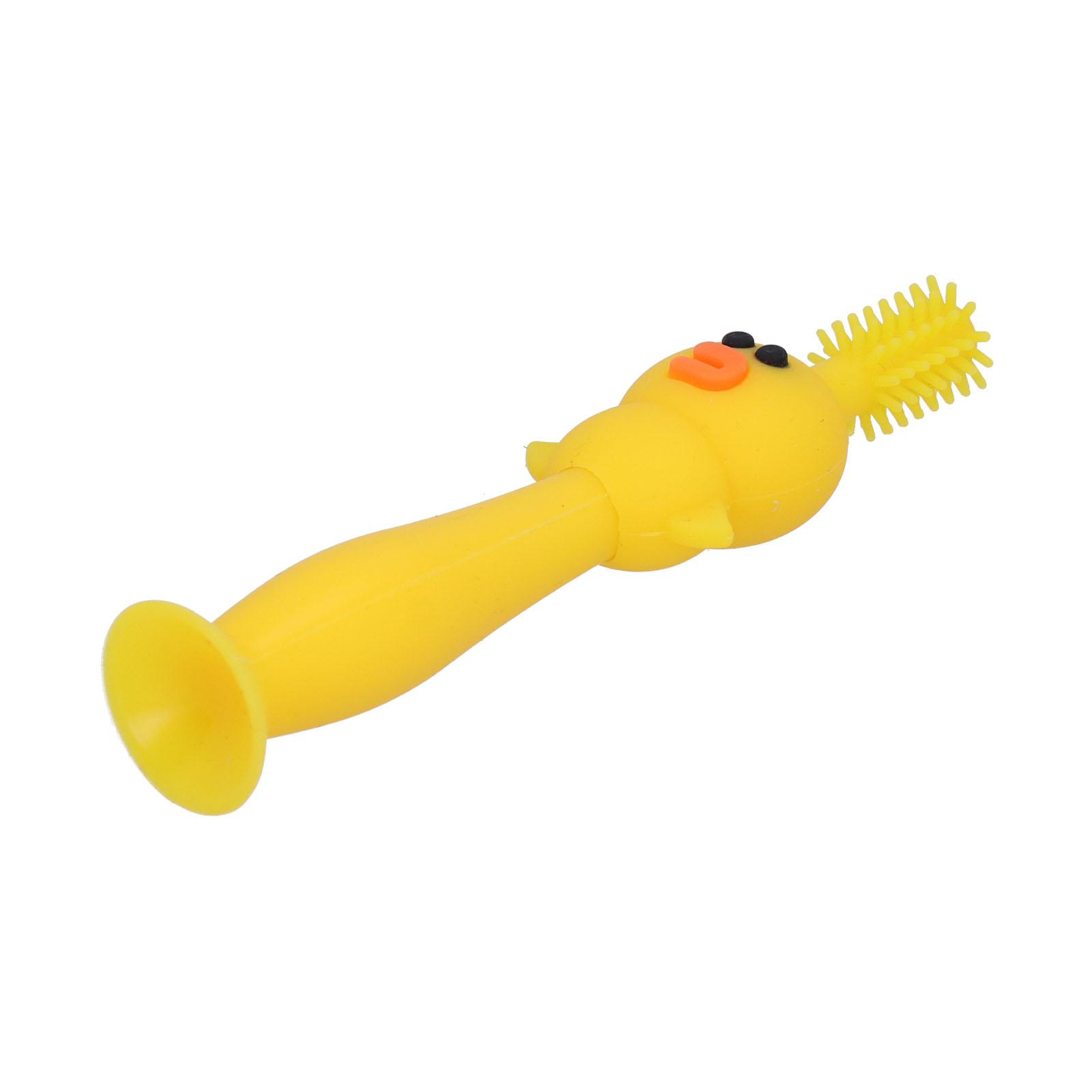

Kids Silicone Toothbrush Cartoon Soft Cleaning Toothbrush Oral Care for 6‑12 Months Toddler