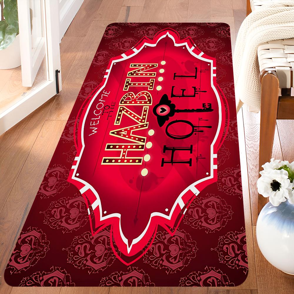 HazbinS H-Hotels Anmie Floor Carpet Kids Room Bedroom Decoration Balcony Anti-Slip Doormat Living Room Hotel Decor Mat 40x60cm