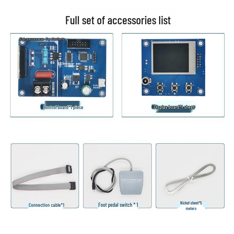 220V DIY Transformer Spot Welder Control Board Kit for Microwave Oven & Lithium Battery Repair