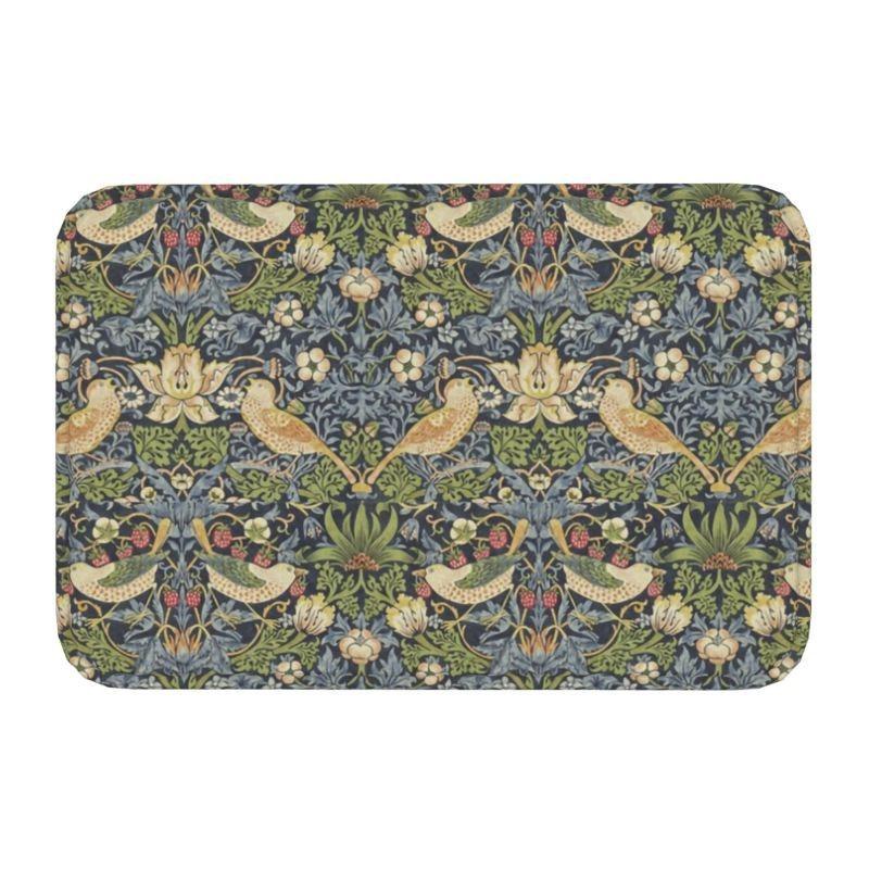 William Morris  Rug Front Floor Door Entrance Mats Indoor Textile Pattern Bath Kitchen Doormat Balcony Carpet Non-slip Floor Mat