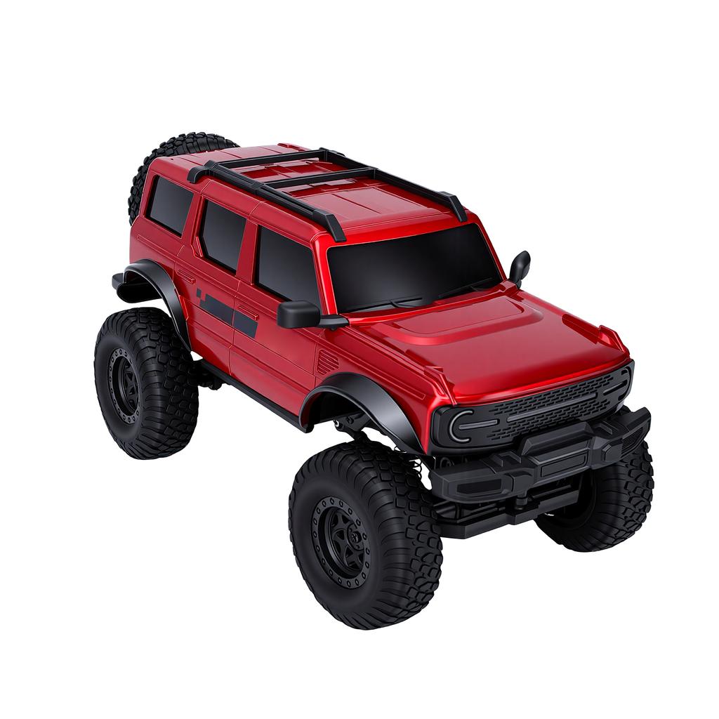 1:20 RC Car 2.4G Remote Control Crawler 4WD Off Road Truck with Dual Batteries LED Lights 20KM H Speed for Multi Terrain