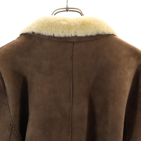 LOEWE Sheepskin Mouton jacket 40 Brown Sheepskin Women Used