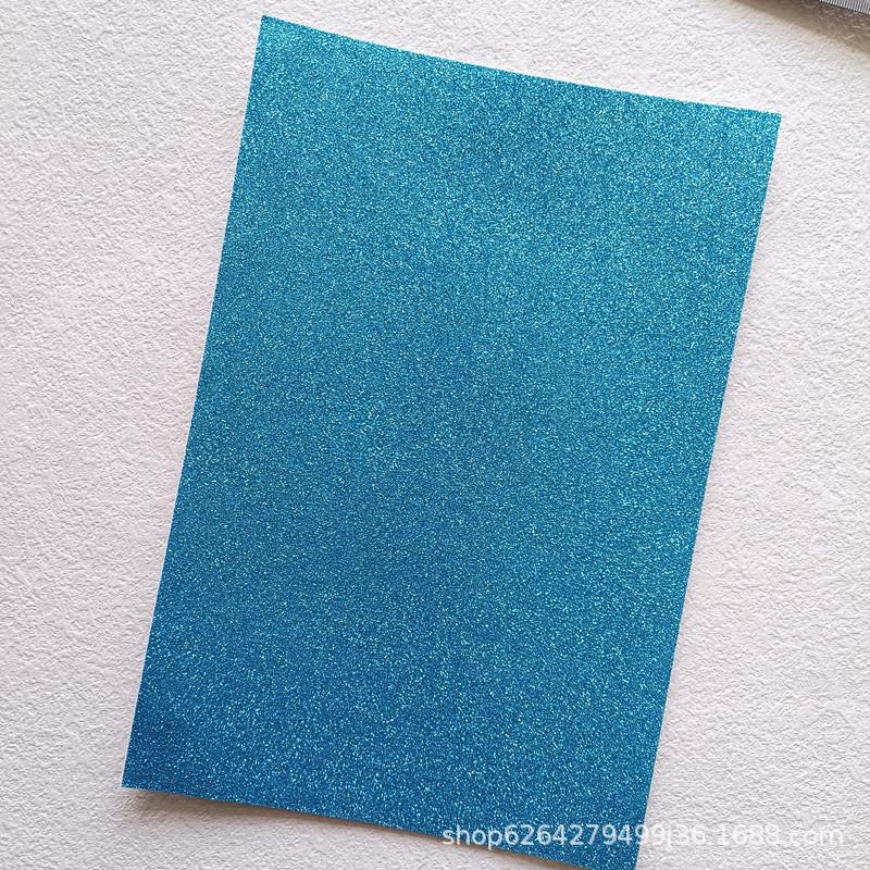 EVA Foam Glitter Gold Powder Paper for Handmade DIY Crafts, Sparkle Fan Accessories, and Base Material F334.