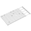 Wall-Mounted Retractable Closet Partition Shelf - No Drill Required