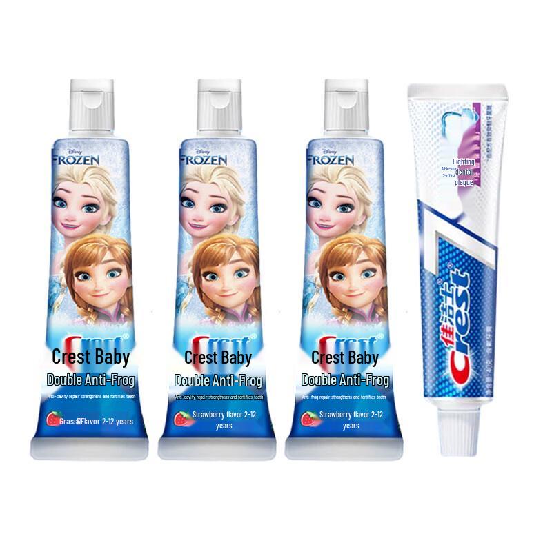 Crest Kids Frozen Anti-Cavity & Adult Toothpaste 4-Pack
