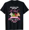 Goats Dogs Funny Rancher Humor Herder Farmer Girl T-Shirt