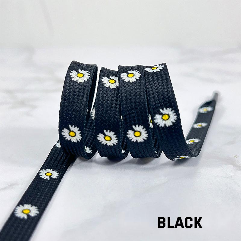 NEW Small Daisy Cherry Blossom Lace Shoelace AF1 Shoelace High-Cut Low Original Female Flower Decorative Buckle Female Shoelace