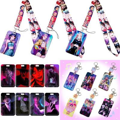 Huntri/X Mobile Phone Lanyard Ssaja Boys Key Anti-loss Rope Demon Hunterr Keychains ID Bus Card Holder Backpack Hanging Pendant