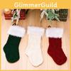 Luxurious Knitted Christmas Socks In Bright Colors Ideal For Christmas Tree Decorations