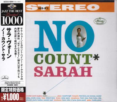 CD SARAH VAUGHAN - No Count Sarah  UCCU9294 Mercury 2006 Japan Jazz Used