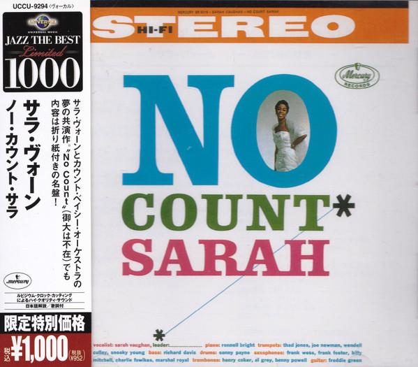 

CD SARAH VAUGHAN - No Count Sarah UCCU9294 Mercury 2006 Japan Jazz Used