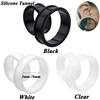 2 Stück Supergroß Flexibler Silikon Doppel Flared Ohr Tunnel Plug Ohr Piercing Flesh Tunnel Ohr Gauge Expander Dehner Piercing
