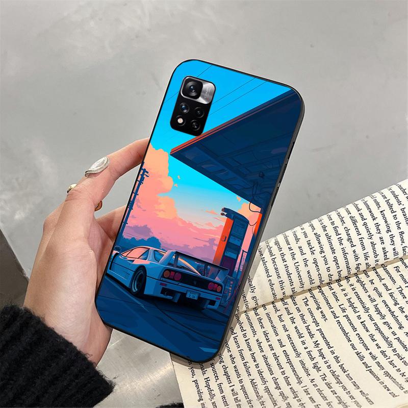 

Phone Case For Xiaomi Redmi note 14 Pro 14 13 12 11 10 Pro 14S 12S 11S Redmi 14C 13C 10 Japan Car Anime Redmi Note 14 4G