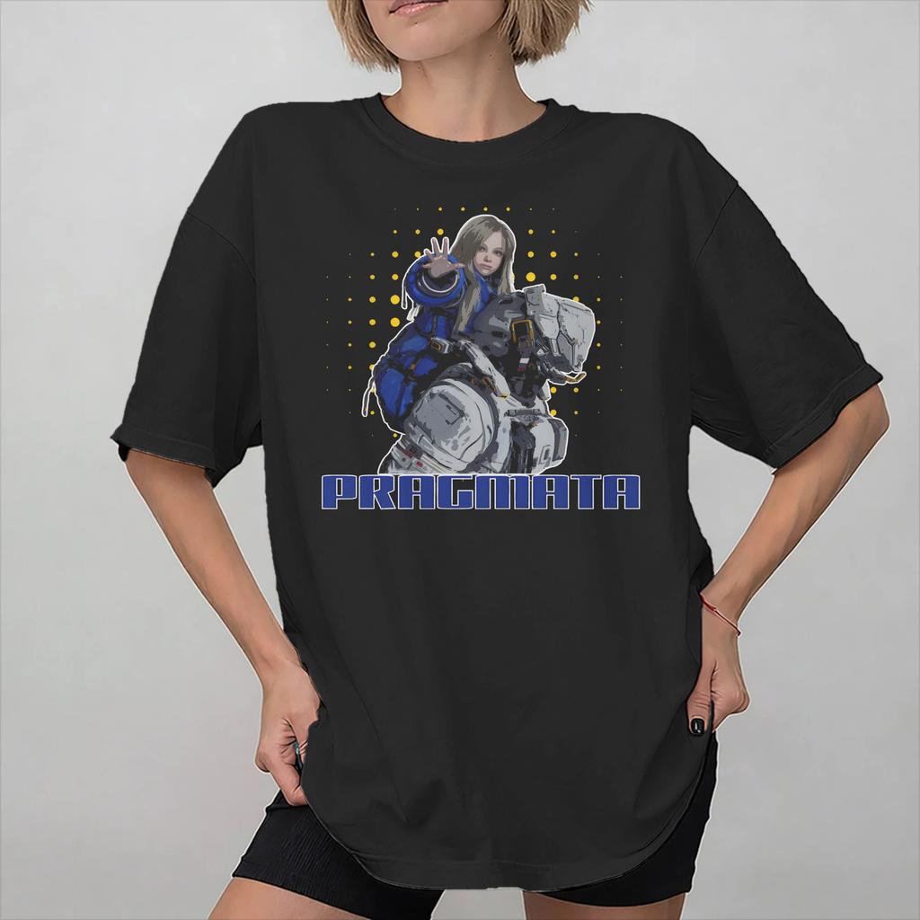 Unisex Women Pragmata Game 2026 T Shirt Pure Cotton Graphic Tee Shirts Top Clothing