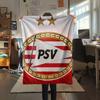 Manta de Franela con Estampado PSV Eindhoven, Alta Calidad, Cómoda para Todas las Estaciones, Decoración del Hogar, Calidez y Confort