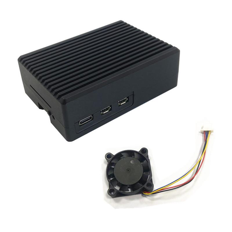 Pouzdro pro odvod tepla pro Raspberry Pi: Ochranná krabička z hliníkové slitiny pro Pi 3B+ & 4B