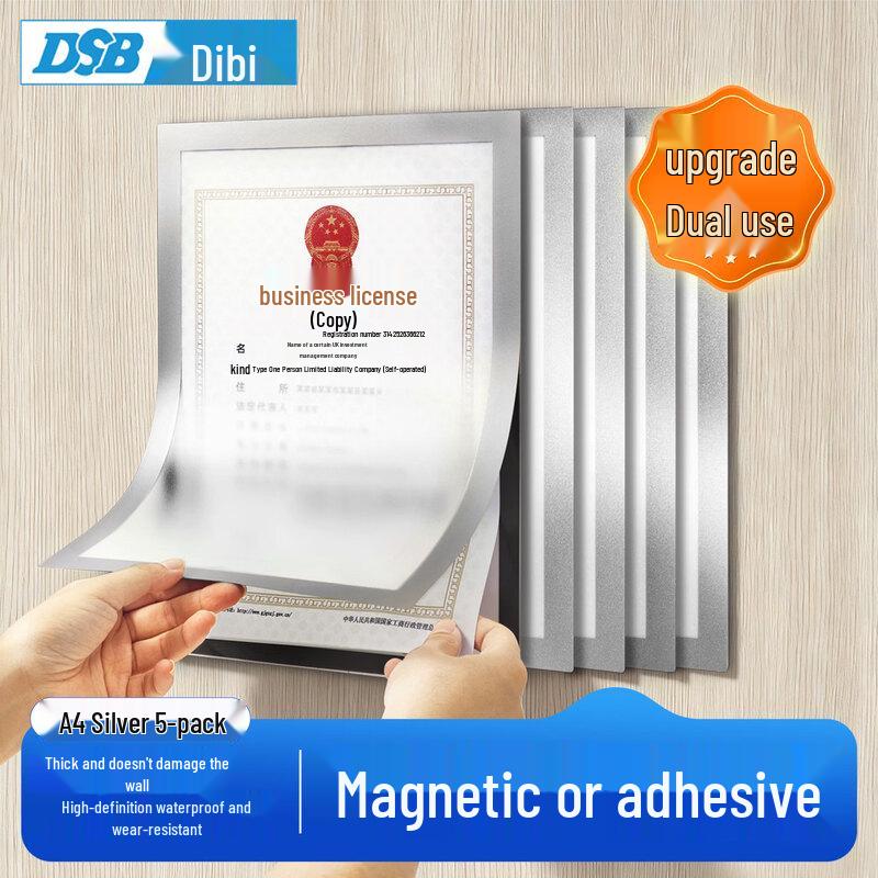 DSB A4 Magnetic Document Display Frame