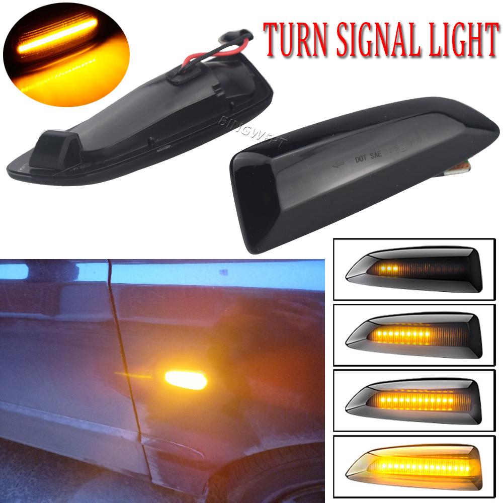 2PCS LED Dynamic Side Marker Turn Signal Blinker Flowing Water Blinker Flashing Light For Opel Zafira A 99-05 Astra G 98-09
