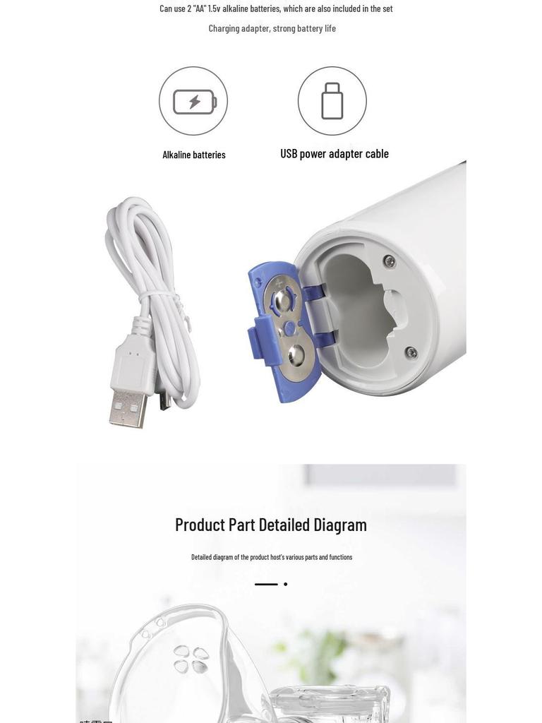 Portable Ultrasonic Handheld Nebulizer for Adults & Children