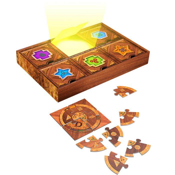 Jeu de société - riviera games - puzzle escape - le secret du scientifique - adulte - multicolore - 60 min