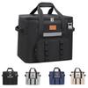 40L Insulated Cooler Tote Zipper Picnic Bag Thermal Food Carrier Bag for Camping Beach