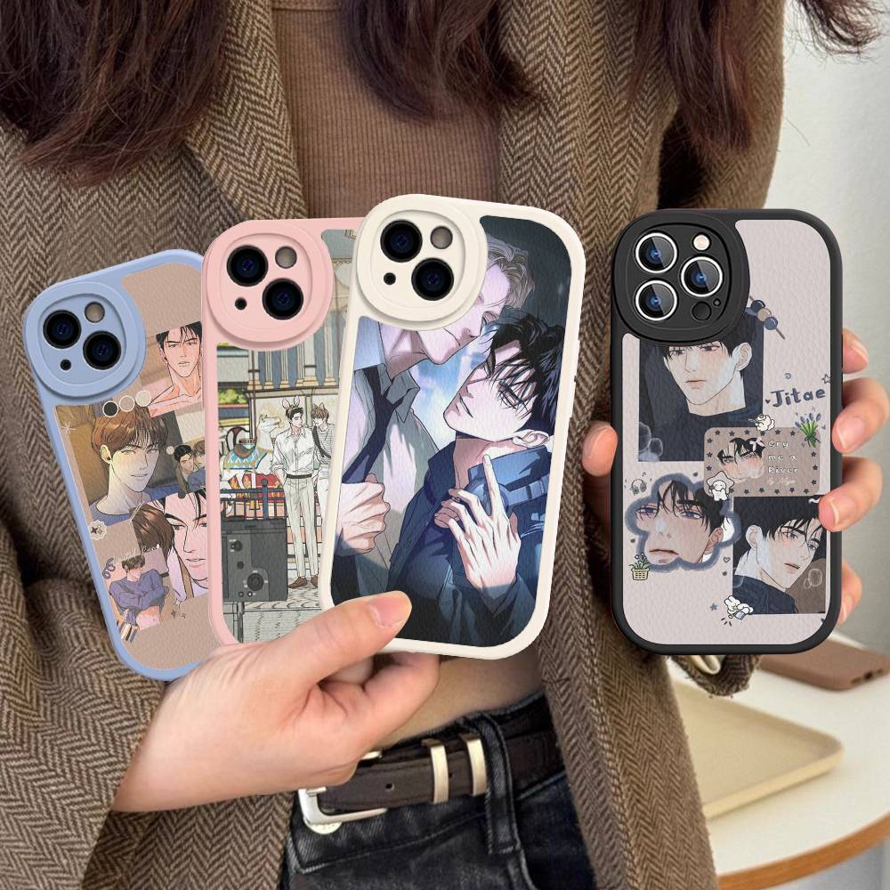 Limited Run Bl Anime Phone Case Leather For IPhone 16 15 14 13 12 11 Pro Max Plus Matte Cover
