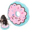 Squeaker Inside Donut Dog Toy Plush Filled Plush Pet Toy Durable Food Shaped Dog Toy  Training Game