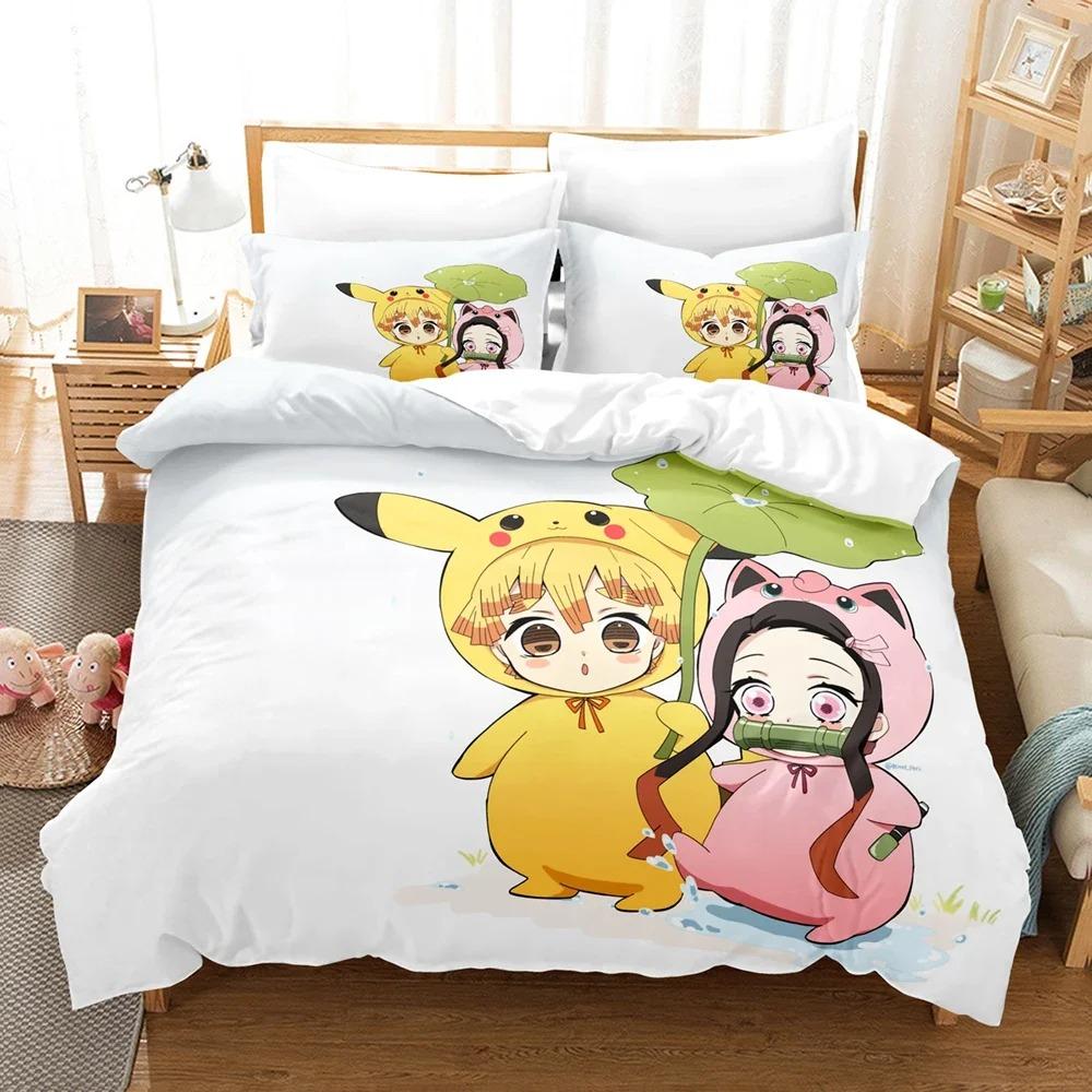3D Anime Kawaii Girls Out Of The Blade Bedding Sets Duvet Cover Set With Pillowcase Twin Full Queen King Bedclothes Bed Linen