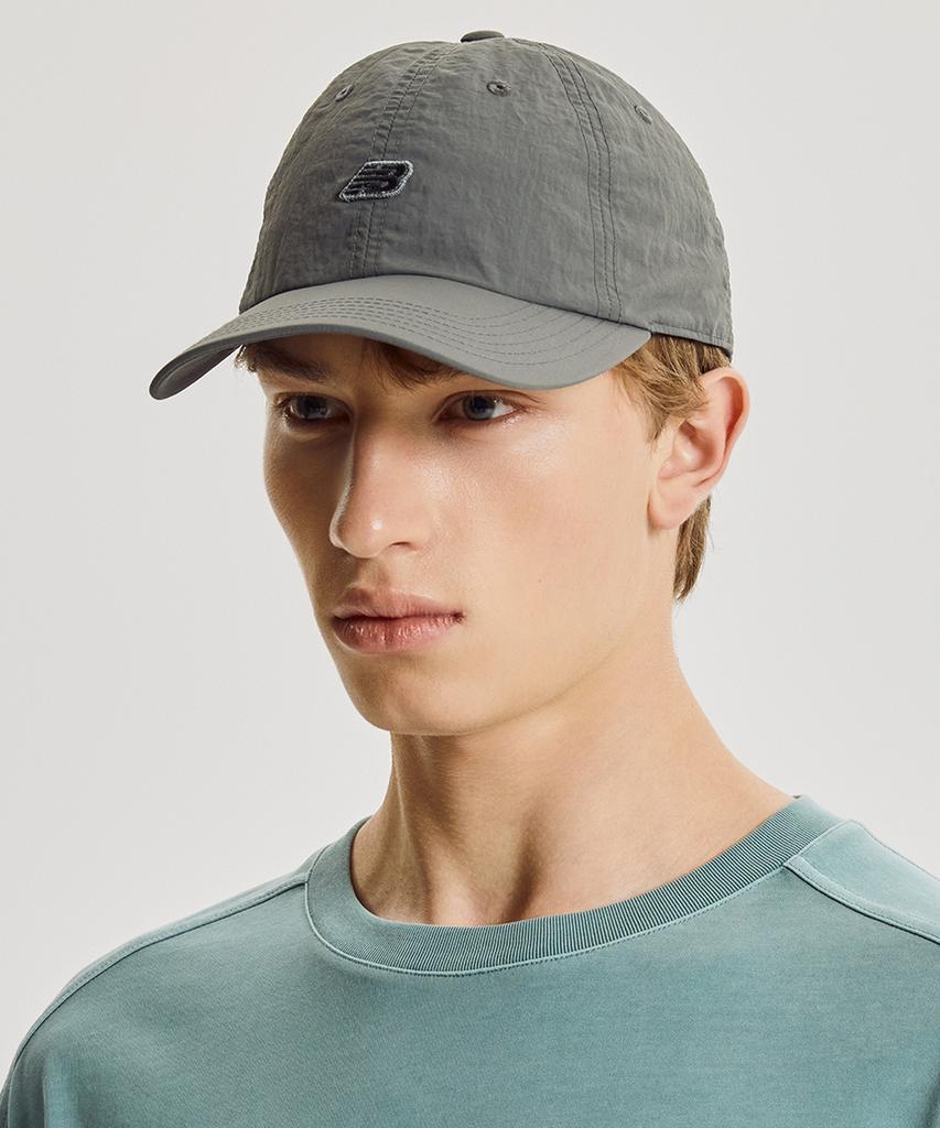 Nyuballanseu Nbgdgf1104 / Small Logo Wappen Nylon Ball Cap (Charcoal)