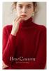 Women's Cashmere Sweater: Rolled Hem, Pile Collar, Solid Color, Loose Fit, Slimming Raglan Sleeve, Pure Wool Knit.