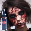 60ml Fake Blood Prop with Spray Head Halloween Horror Cosplay Cosmetics Artificial Plasma Party Pranks DIY Halloween Supplies
