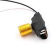 220V 3A Gold Tone Table Lamp Full Range Dimmer Rotary Switch 2 Way