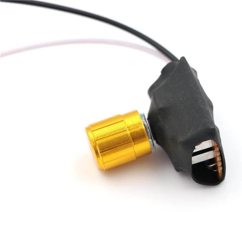 220V 3A Gold Tone Table Lamp Full Range Dimmer Rotary Switch 2 Way