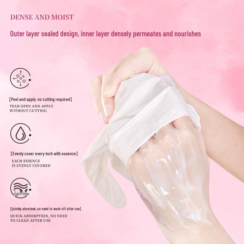 Ji Cunxi Hand Mask: Whitening, Moisturizing & Anti-Cracking Cream - Ideal for Nail & Beauty Salons