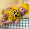 100% Full Body Silicone Reborn Baby Doll 13inch Realistic Soft Baby Toys for Children Dolls Gift