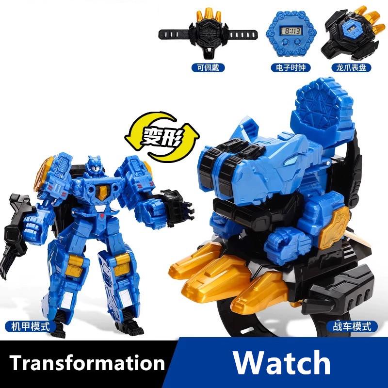 Mini Force 8 Super Dinoid Transform Combined Mecha Miniforce Robot Action Figures Toys Tyrannosaurus Rex Warlord Deformation TOY