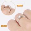 Convenient Finger Rings Size Adjusting Pad Practical Silicone Rings Inserts Pad