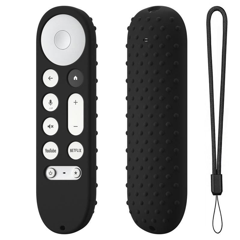 Soft Non-slip Silicone Case For Google TV Remote Control Protective Cover Shell for Streamer 4K TV 2025 Voice Remote Control