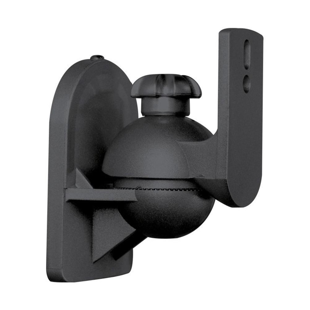 2 pcs Nylon Speaker Wall Mount Brackets Adjustable Bracket for Bookshelf Surround Sound Speakers