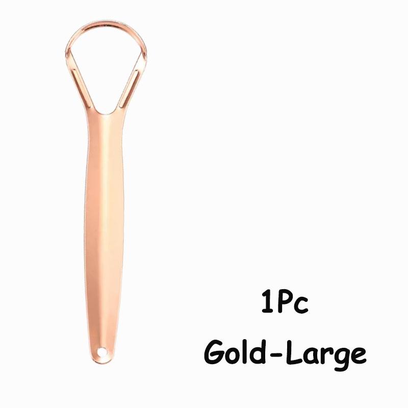 1/2/4/10/20/50Pcs Stainless Steel Tongue Scraper for Bad Breath Tongue Coating Cleaner Oral Care Tools Large Small