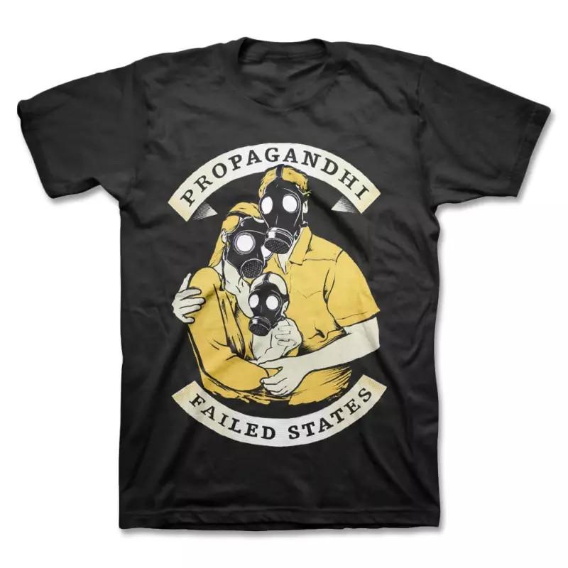 Propagandhi Family Gas Mask Men T-shirt Black Tee All Sizes S to 5XL Unisex T-Shirt S