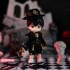 Ob11 Doll Gemini Set Black And White European Style Small Dress Doll Dinner Jackets Clothes For Ymy Dod Doll Body