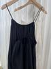 Elegant 3D Embroidered Ramie Suspender Dress - New Chinese Style